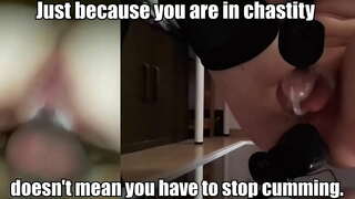 Maricas Laura - Cumming en Castidade - BBC (Edit)