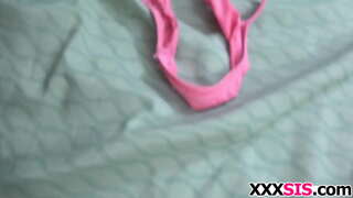 Blonde stepsis drilled mafy amin&#039;ny stepbros akoho lehibe