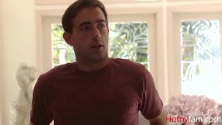 MILF Гасови пичката Да Stepnephew